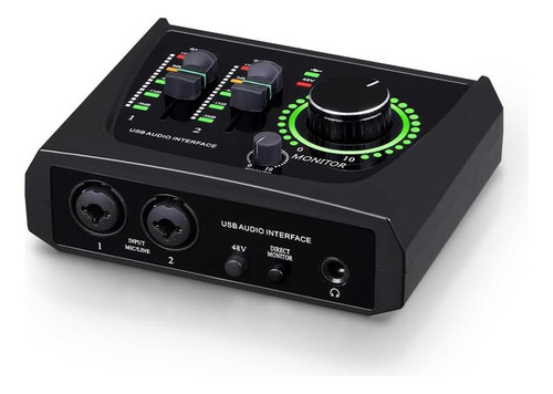 Interface De Áudio Usb Bomge Mini De 2 Canais Para E Com Fro