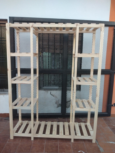 Imagen 1 de 3 de Vestidor De Pino 180 X 140 X 40cm