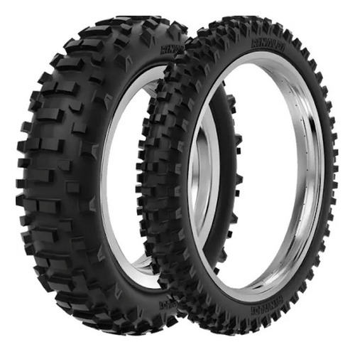 Par Pneu 90/90-21 + 140/80-18 Rinaldi He 40 250 Exc Ec 125
