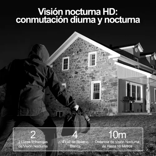 Imagen 9 de 10 de Camara Ip De Seguridad Wifi Exterior Inalambrica Hd 1080p