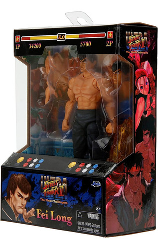 Figura De Acción Fei Long Street Fighter 2 Jada Toys