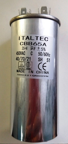 Capacitor 35+4 Mf X450v Cbb65a 4pin