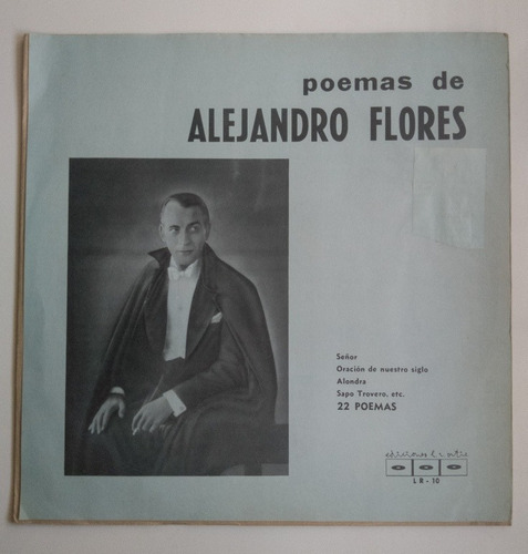 Lp Poemas De Alejandro Flores. J
