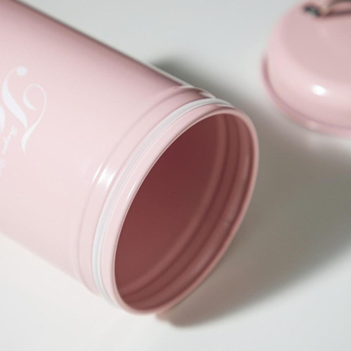 Cf Jarra De Almacenamiento De Comida De Café Con Té Rosado