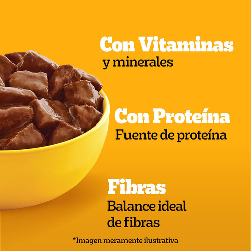 Pedigree Alimento Húmedo En Sobre Perro Raza Peq Carne 12un
