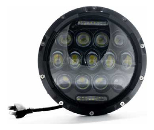 Optica Faro Cree Led 7 Pulgadas Para Moto Harley Davidson