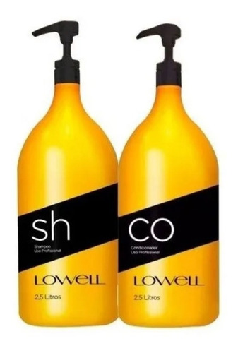 Imagem 3 de 5 de Kit Lavatório Lowell Profissional Shampoo 2,5l E Condic 2,5l