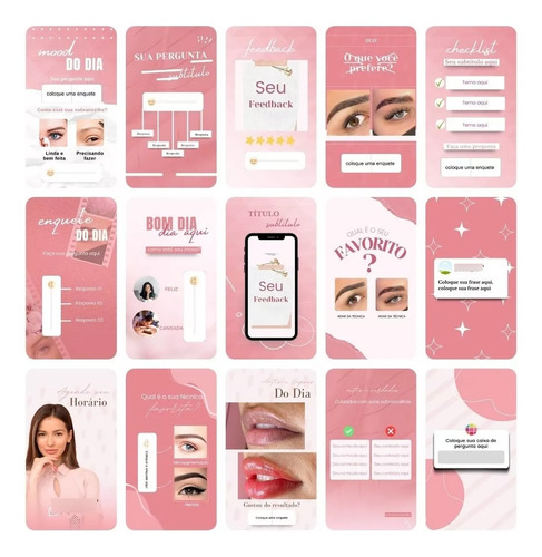 Pack Canva Estética 30 Artes Em Storie Animados