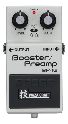 Boss Bp-1w Booster Pedal Compacto Waza Craft P/guitarra