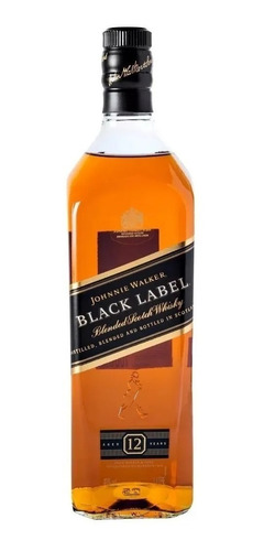Whisky Johnnie Walker Black Label 12 Años 750 Ml.-