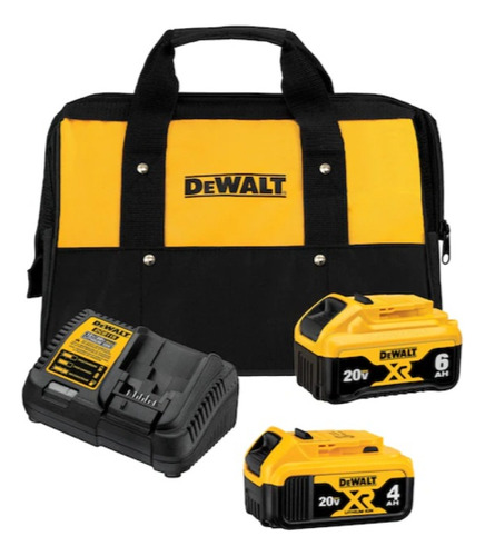 Dewalt Dcb246ck Xr 2x Batería 20v + Cargador + Maletín 