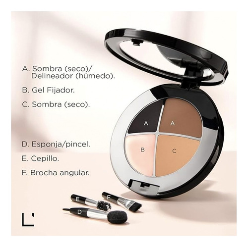 L'bel Estuche Perfeccionado De Cejas Y Desmaquillante 125ml