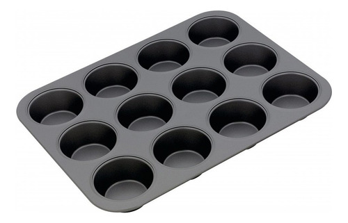 Molde Gris Antiadherente X 12 Muffins.