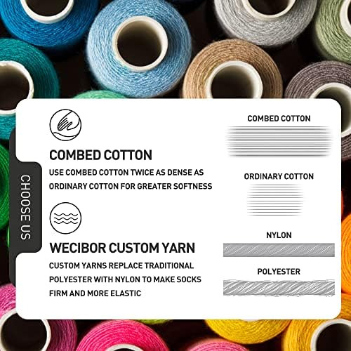 Wecibor - Calcetines De Algodón Divertidos Y Coloridos Para