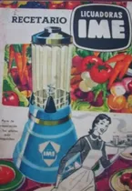 Comprar Recetas Para Licuadoras Ime - Argentina - Década De 1960