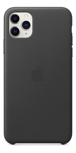 Funda De Cuero Apple Original iPhone 11 Pro Max Negra