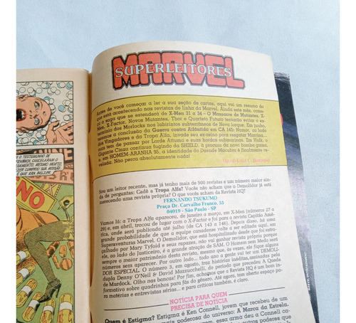 Comic Antiguo Superaventuras Marvel Thor N° 107 Abril Brasil (Usado)