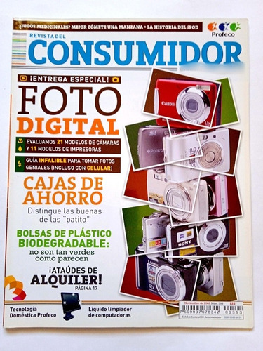 Revista Consumidor Trino Foto Cámaras Impresoras Pies Jaime