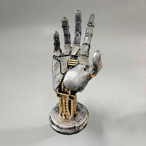 Estatua De Mano Robótica, Adorno De Escritorio, Artesanía