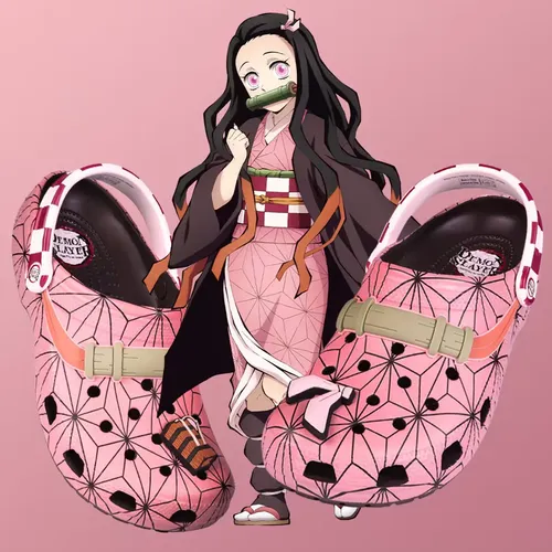 Sandalias Demon Slayer Nezuko X Crocs Classic Clog Moda | Meses sin interés