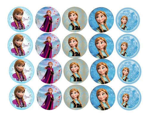 500 Topper P/ Cupcakes De Oblea Comestible Diseños A Elegir