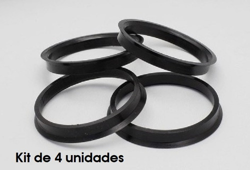 Kit De 4 Aros O Anillos Centradores Para Llantas De Aleación