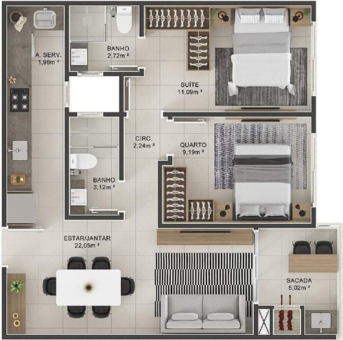 Imagem 26 de 30 de Apartamento À Venda No Bairro Ingleses Do Rio Vermelho - Florianópolis/sc - O-25503-42073