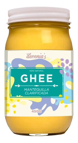 Ghee Mantequilla Clarificada 450g Derenia´s Natural Keto