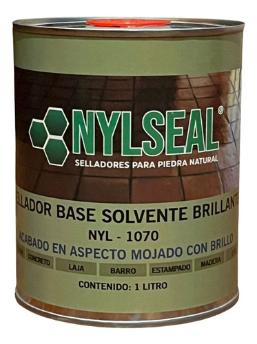 Sellador Aspecto Mojado B/ Solvente Brillante Marca Nylseal