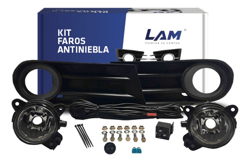 Kit Faro Aux Gol Trend/voyage 08/13 Saveiro 10-- C/rejilla