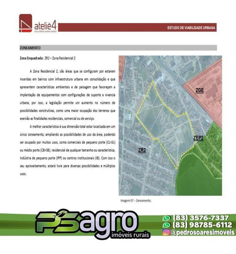 Imagem 10 de 12 de Área À Venda, 61200 M² Por R$ 7.500.000 - - Bairro Jardim Veneza - João Pessoa/pb - Ar0020