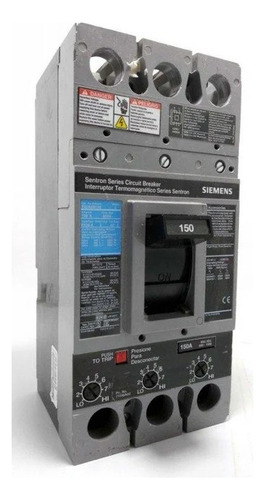 Interruptor Caja Moldeada 3p 150amp 600v Fxd63b150l