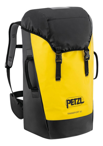 Mochila Petzl Transport 60 Lts Trabajo Rescate Rope Acess Color Amarillo Diseño de la tela Lisa