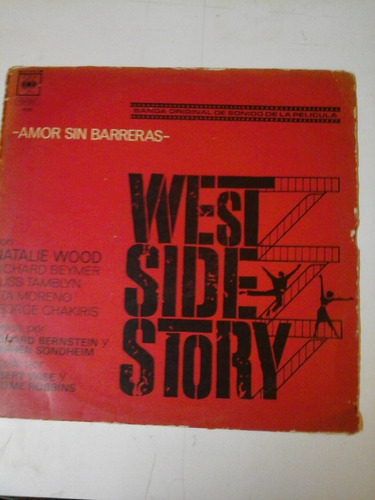 Vinilo 4284 - Amor Sin Barreras - L. Bernstein - Sondheim