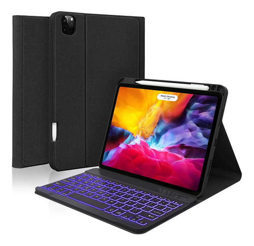 Funda Con Teclado Para iPad Air Generation Funda Para Ipa...