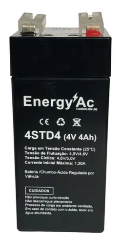 comprar Kit 10 Baterias 4v 4ah Para Balanças , Automação, Hobbies.