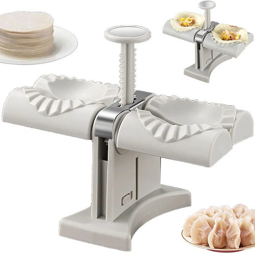 J Molde De Dumpling De Doble Cabeza Diy Burrito Wonton Mold