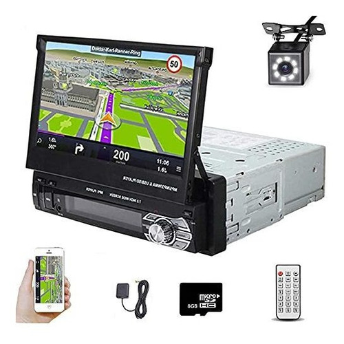 Estereo Vehiculo Tablero Solo Din 7 Hd Tactil Pantalla Gps