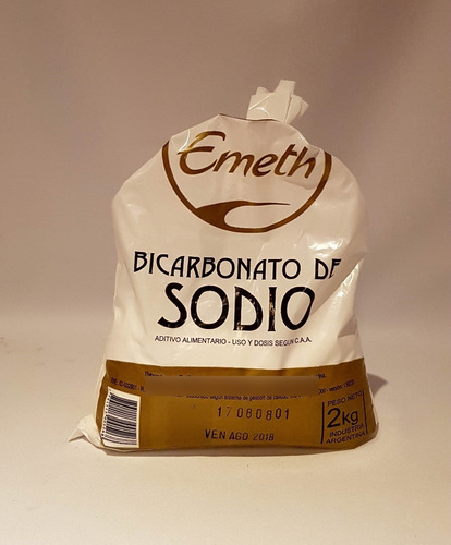 Bicarbonato De Sodio Emeth 2 Kg
