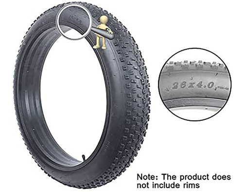 Imagen 6 de 6 de Llanta Ancha Arisun Para Bicicletas De Montaña 26x4 PuLG