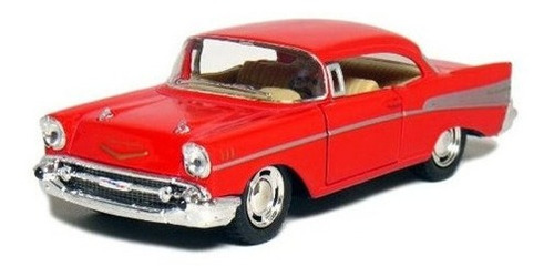 5 1957 Chevy Bel Air Coupe 1:40 Escala (rojo)