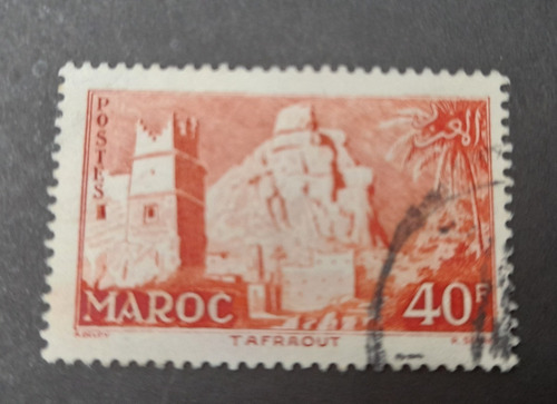 Sello Postal Marruecos - Turismo - 1955