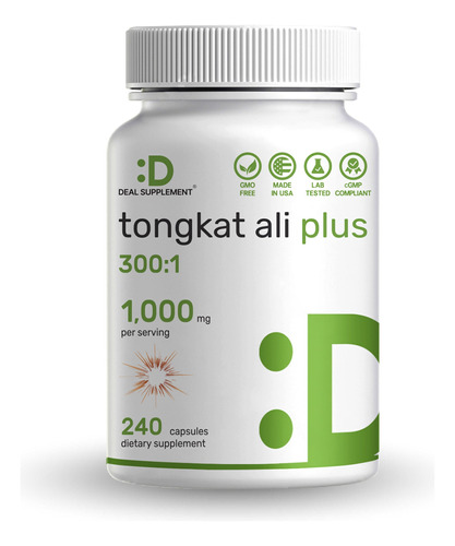 Tongkat Ali 1000 Mg 240 Capsulas Deal Supplement