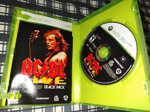 Xbox 360 Videojuego Rock Band Ac/dc Live Track Pack FĂsico (Usado)