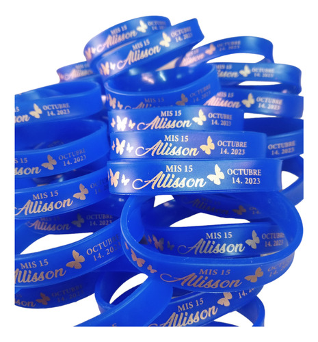 Pulseras De Silicon Personalizadas Con Tu Logotipo 300 Pz