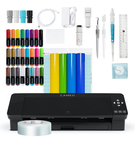 Imagen 3 de 3 de Kit Silhouette Cameo 4 Color White