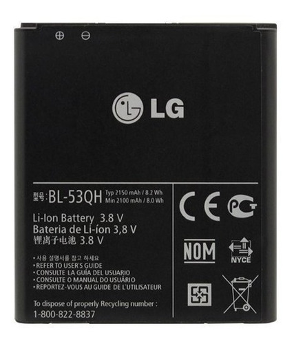 Bateria LG L9 Pila Bl-53qh Original-nueva