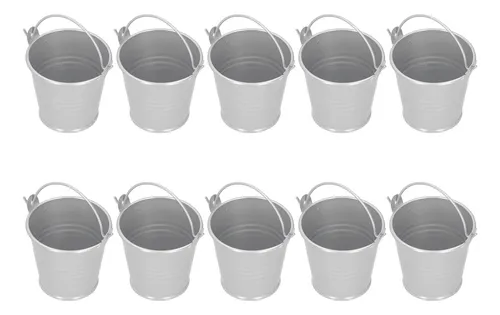 Flower Pot 10pcs Mini Succulent Plant Small Metal