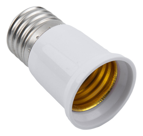 Base De Enchufe Extendida De Plástico E27 A E27 De 1 Pieza