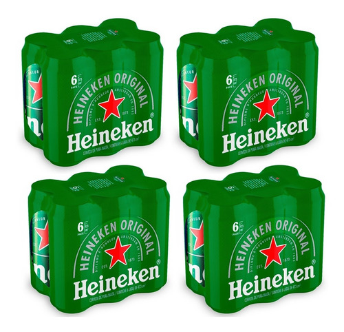Lata Heineken 473cc Pack X 24
